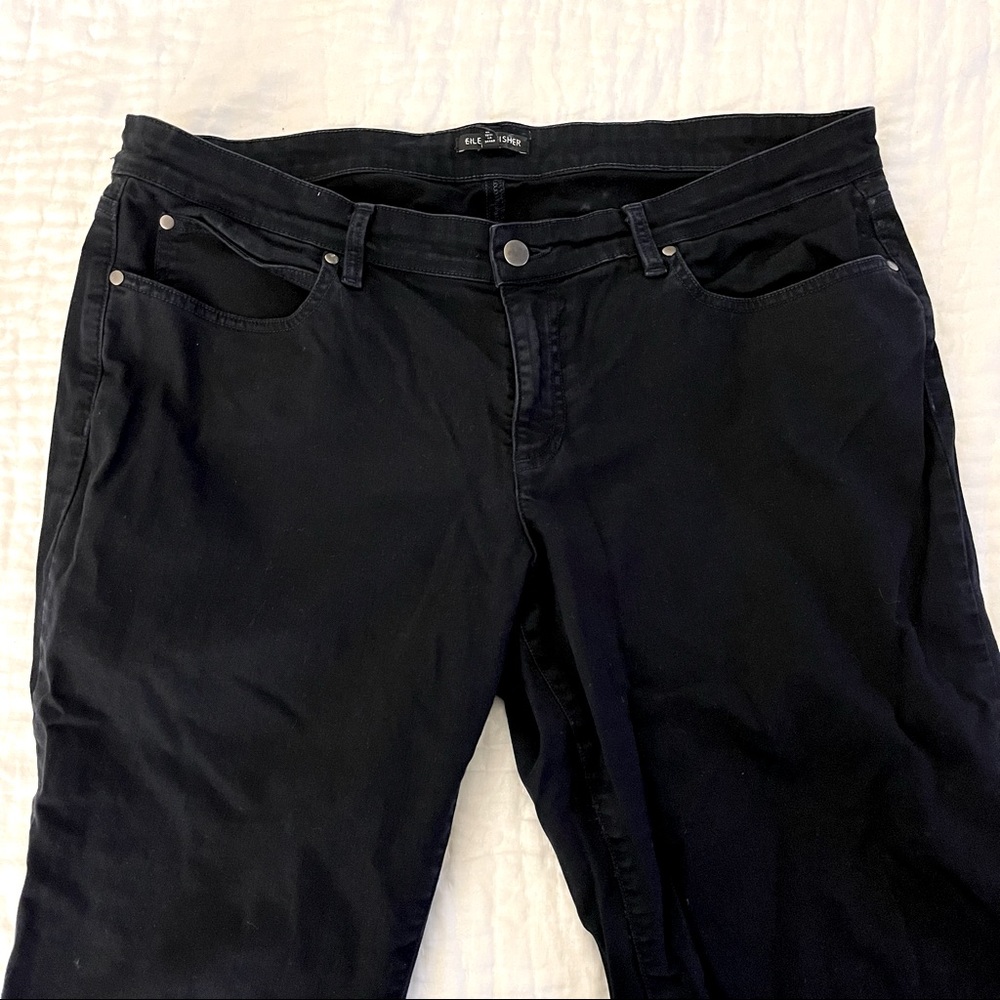 Eileen Fisher navy jeans 16